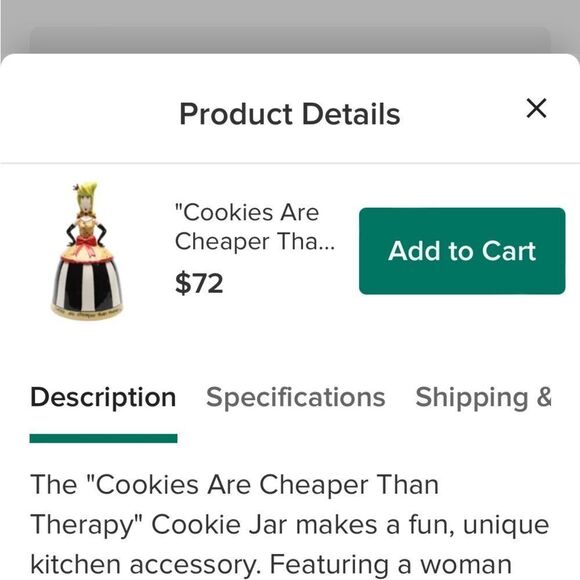 Dolly Mama Cookie Jar - Picture 6 of 8